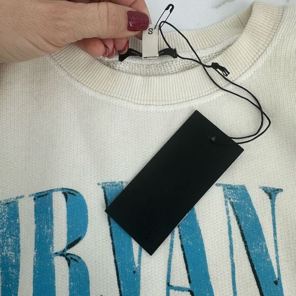 R13 Cream Nirvana Graphic Sweatshirt - Picture 3 of 10
